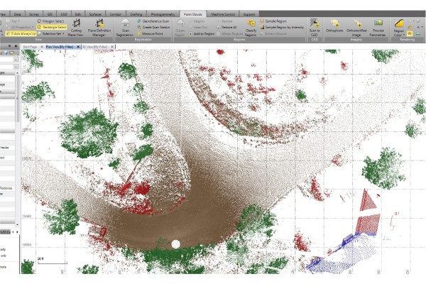 Trimble Business Center Scanning