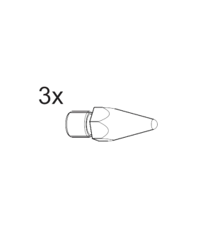 Pointes de remplacement pour trépied NEDO (x3) (200533 / 200532)