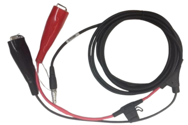 Câble d'alimentation GPS Trimble (lemo 7 broches - pinces crocodile)