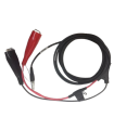 Câble d'alimentation GPS Trimble (lemo 7 broches - pinces crocodile)