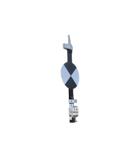 Cible pour scanner avec 2 bulles, fixation 5/8"