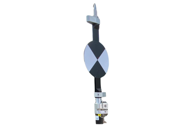 Cible pour scanner avec 2 bulles, fixation 5/8"