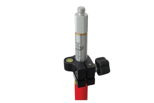 Canne télescopique SECO en Alu - 1,61m 2,60m - avec adaptateur 5/8 référence 2090-12 (hauteur prisme 115mm)