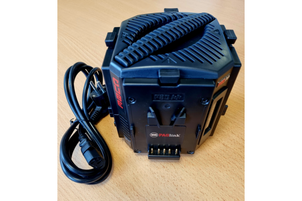 Chargeur 4 voies pour batterie GeoSLAM slim L90 monture V