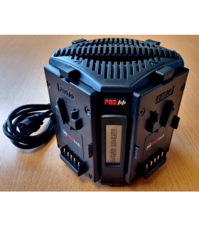 Chargeur 4 voies pour batterie GeoSLAM slim L90 monture V