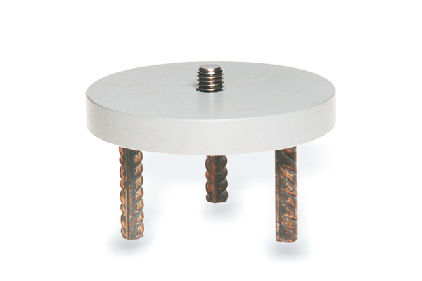 Platine à sceller pour colonne avec filetage 5/8"