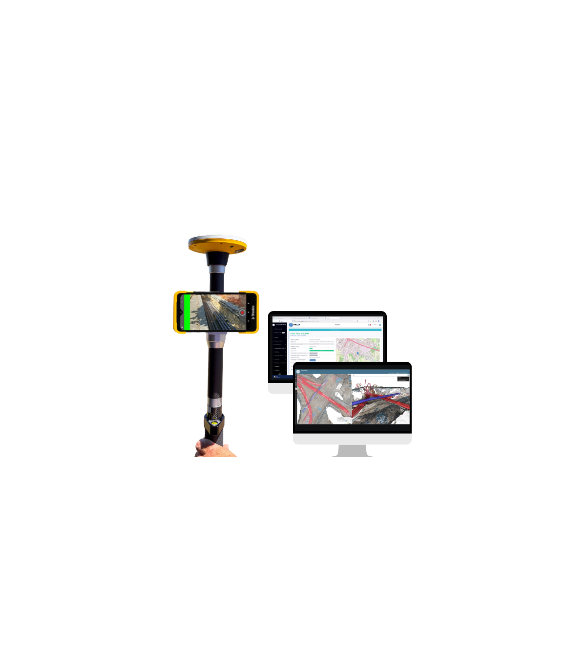 Solution GNSS Trimble® & Syslor — Trimble® Catalyst™ DA2, TDC6, Syslor EasyScan & EasyMap