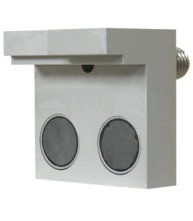 Equerre avec embout 5/8 x 11 et aimants