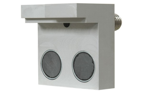 Equerre avec embout 5/8 x 11 et aimants