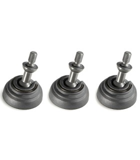 Lot de 3 pieds en caoutchouc pour trépied Gitzo