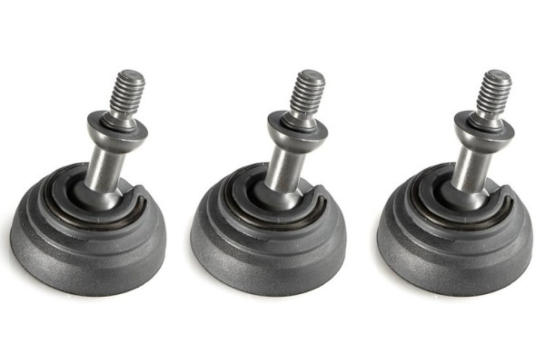 Lot de 3 pieds en caoutchouc pour trépied Gitzo