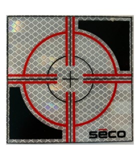 Cibles Réfléchissantes Autocollantes SECO 30x30mm - Lot de 10