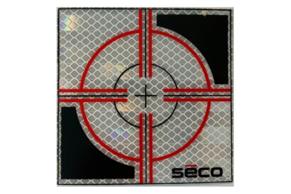 Cibles Réfléchissantes Autocollantes SECO 30x30mm - Lot de 10