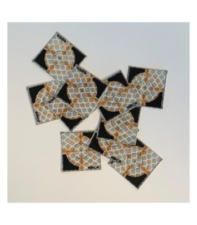 Cibles Réfléchissantes Autocollantes SECO 30x30mm - Lot de 10